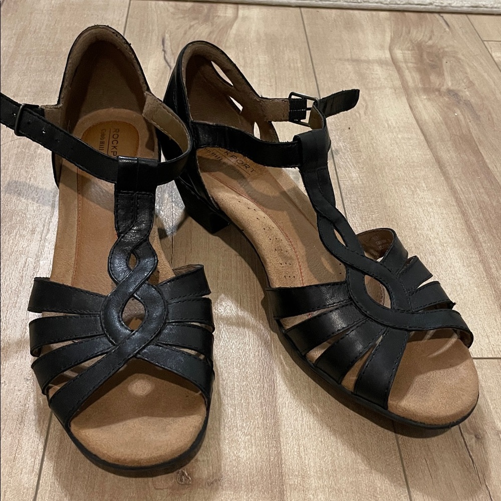 Womens Abbott Leather Sandal